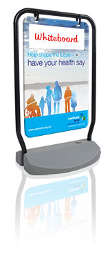 A-Frame sign, Sandwich board sign - Steel frame, Full colour Print