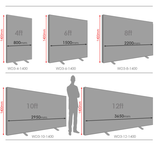 Image - Media PopUp Walls Display Sizes