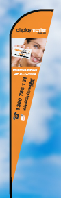 Diamond Flag Stand. Single Side Diamond Flag, Double Side Diamond Flag - Three Sizes: Small, Medium, Large