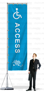 Giant Flag Stand. Single Side Giant Flag, Double Side Giant Flag