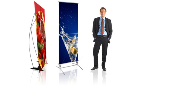 H Banner Stand