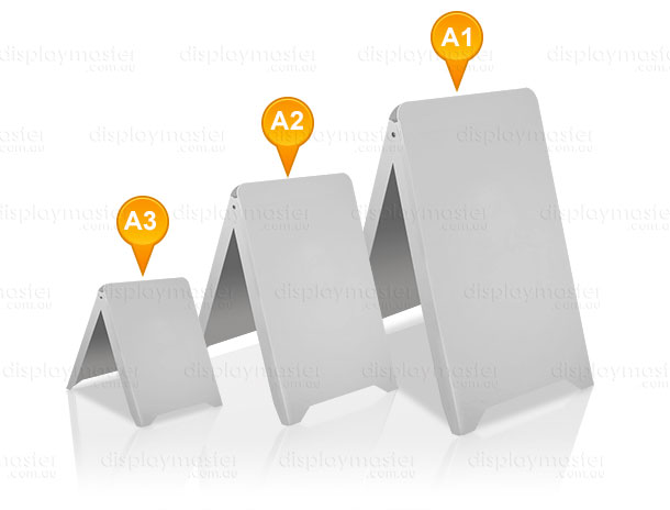 A-Frame sign, Sandwich board sign - Steel frame, Full colour Print