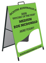 A-Frame sign, Sandwich board sign - Steel frame, Full colour Print