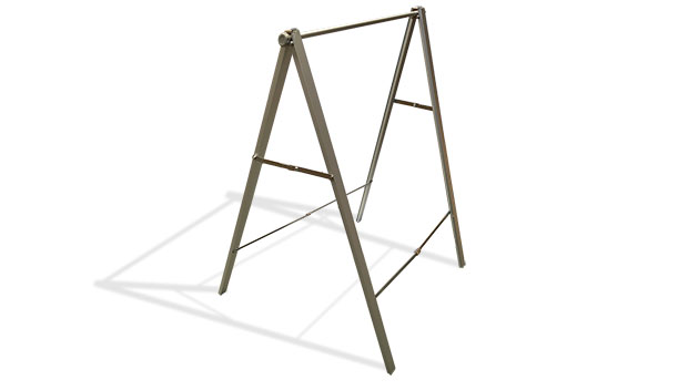 A-Frame sign, Sandwich board sign - Steel frame, Conflute Insert