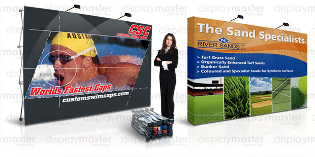 Image - Fabric Pop Up Display, Media Backdrop Banner Walls