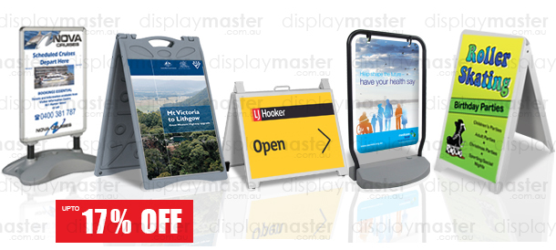 A-Frame sign, Sandwich Board Sign - Steel frame
