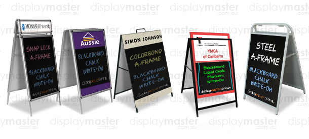 A-Frame sign, Sandwich Board Sign - Steel frame