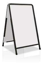 A-Frame sign, Sandwich board sign - Steel frame