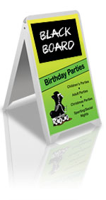 A-Frame sign, Sandwich board sign - Steel frame, Full colour Print