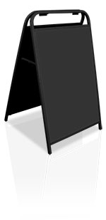 A-Frame sign, Sandwich Board Sign - Steel Frame