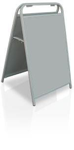 A-Frame sign, Sandwich Board Sign - Steel Frame