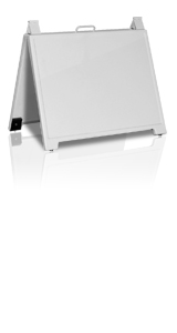 A-Frame sign, Sandwich Board Bign - Aluminium Frame, Poster Holder, Outdoor with Water Tank Base