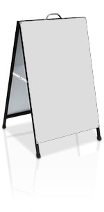 A-Frame sign, Sandwich Board Sign - Steel Frame