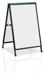 A-Frame sign, Sandwich Board Bign - Steel Frame, Conflute Insert
