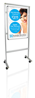A-Frame sign, Sandwich Board Bign - Aluminium Frame, Poster Holder