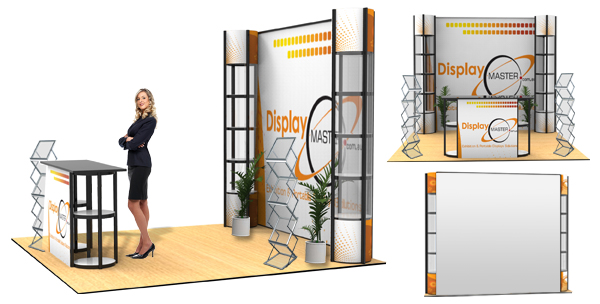 Popup Display, Pop Up Display, Wall Display - Magnetic Standard Popup Display 