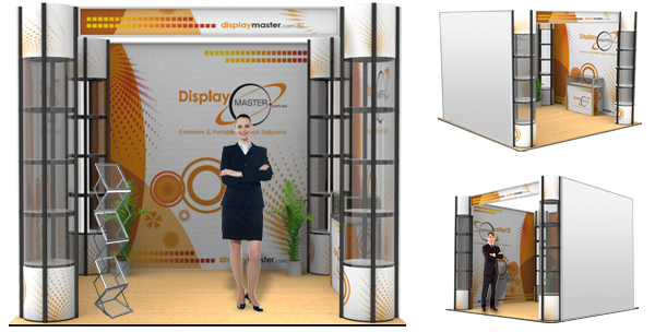 Popup Display, Pop Up Display, Wall Display - Magnetic Standard Popup Display 