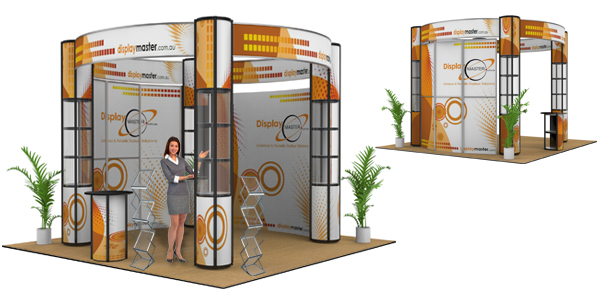 Popup Display, Pop Up Display, Wall Display - Magnetic Standard Popup Display 