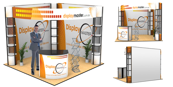 Popup Display, Pop Up Display, Wall Display - Magnetic Standard Popup Display 