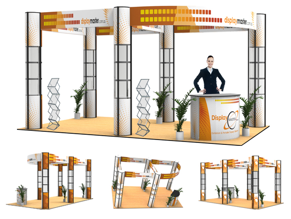 Popup Display, Pop Up Display, Wall Display - Magnetic Standard Popup Display 
