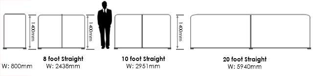 Image - Pop Up Displays  Sizes