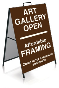 A-frame sign, Sandwich board sign