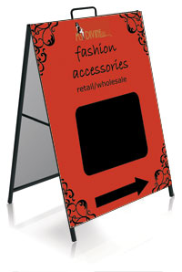 A-frame sign, Sandwich board sign