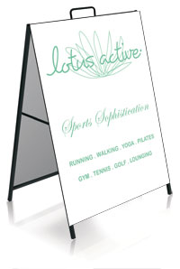 A-frame sign, Sandwich board sign