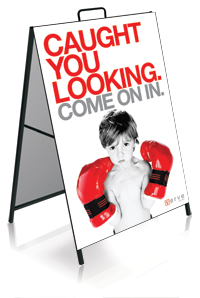 A-frame sign, Sandwich board sign