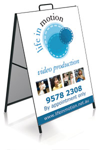 A-frame sign, Sandwich board sign