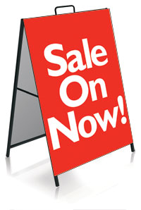 A-frame sign, Sandwich board sign