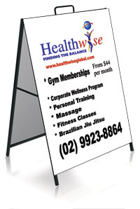 A-frame sign, Sandwich board sign