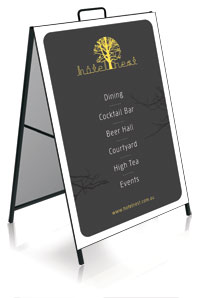 A-frame sign, Sandwich board sign