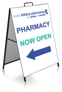 A-frame sign, Sandwich board sign