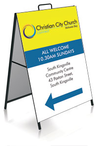 A-frame sign, Sandwich board sign