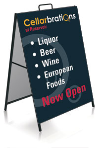 A-frame sign, Sandwich board sign