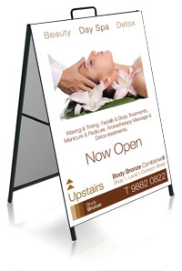 A-frame sign, Sandwich board sign