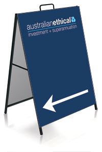 A-frame sign, Sandwich board sign