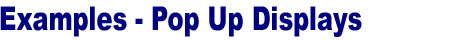 Popup Display, Pop Up Display, Wall Display 